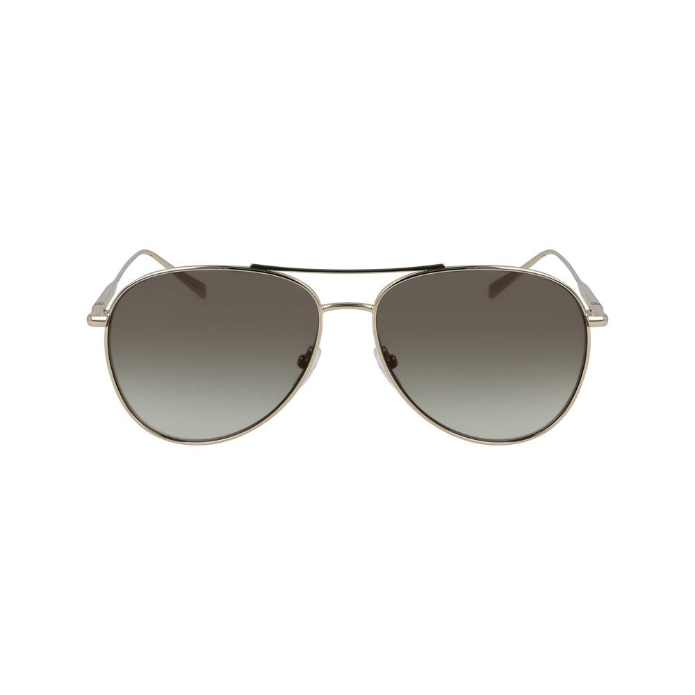 Longchamp Sonnenbrille aus goldenem Metall