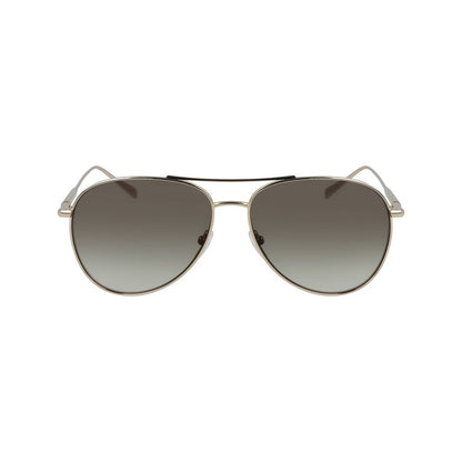 Longchamp Sonnenbrille aus goldenem Metall