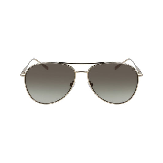 Longchamp Sonnenbrille aus goldenem Metall