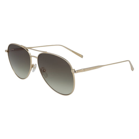 Longchamp Sonnenbrille aus goldenem Metall