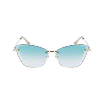 Longchamp Sonnenbrille aus goldenem Metall