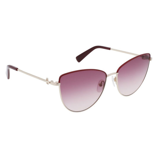 Longchamp Sonnenbrille aus goldenem Metall