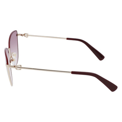 Longchamp Sonnenbrille aus goldenem Metall