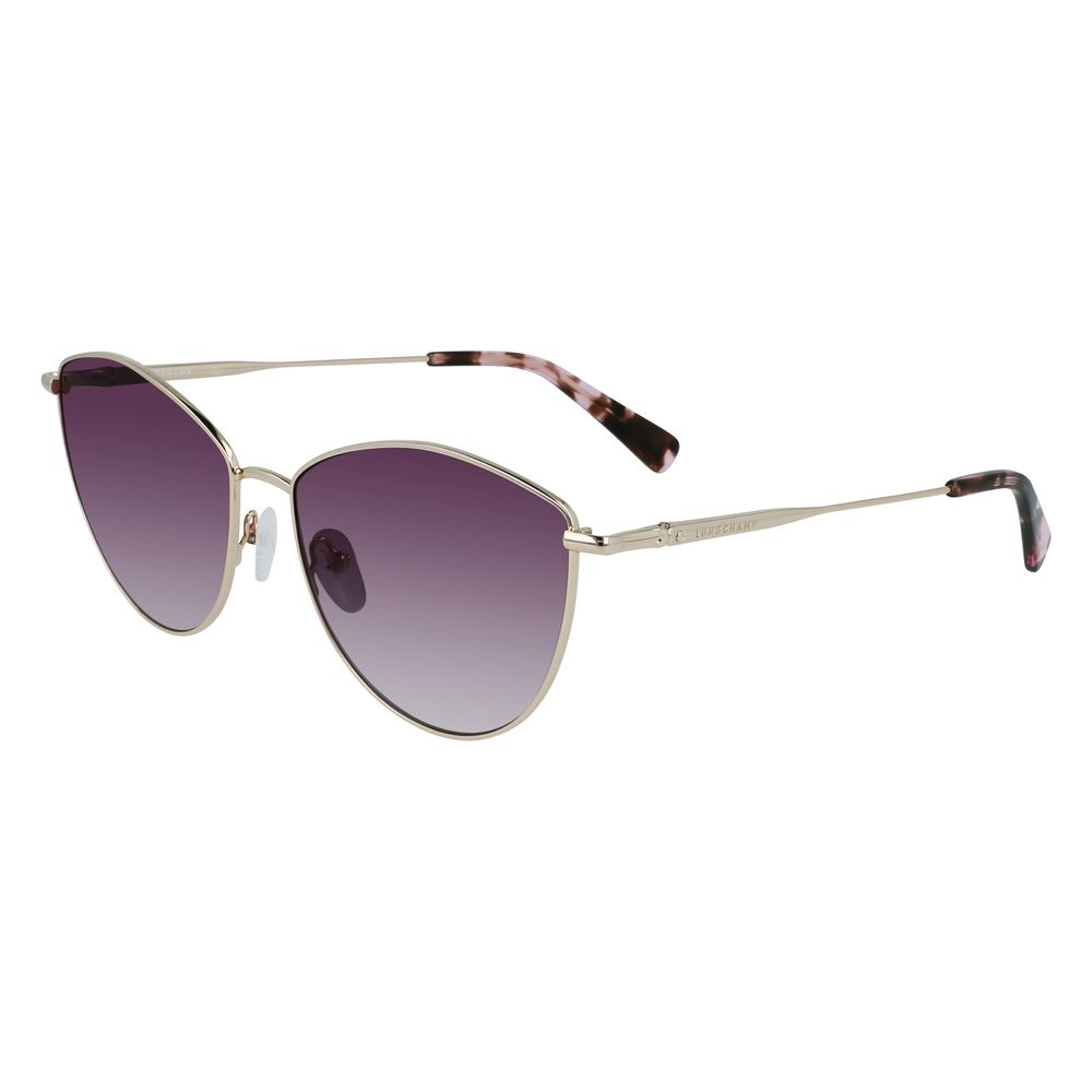 Longchamp Sonnenbrille aus goldenem Metall