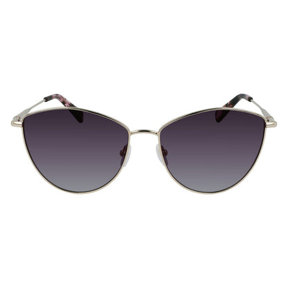 Longchamp Sonnenbrille aus goldenem Metall