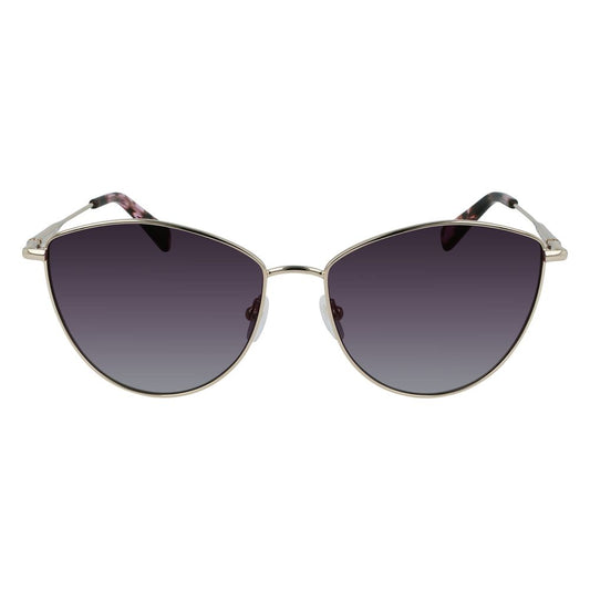 Longchamp Sonnenbrille aus goldenem Metall