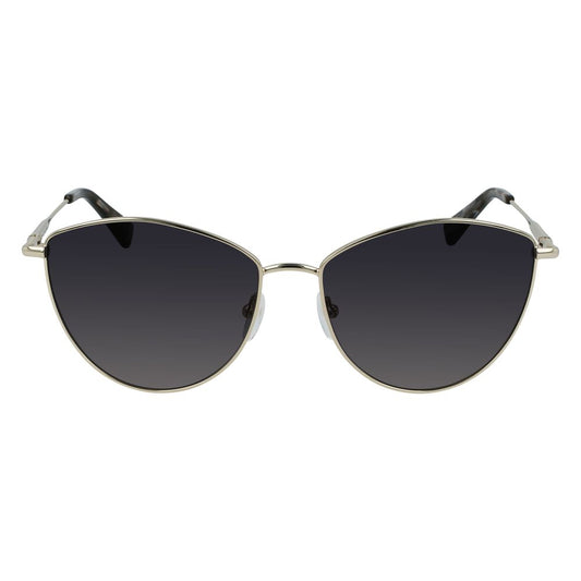 Longchamp Sonnenbrille aus goldenem Metall