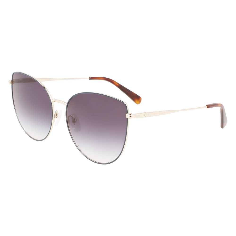Longchamp Sonnenbrille aus goldenem Metall