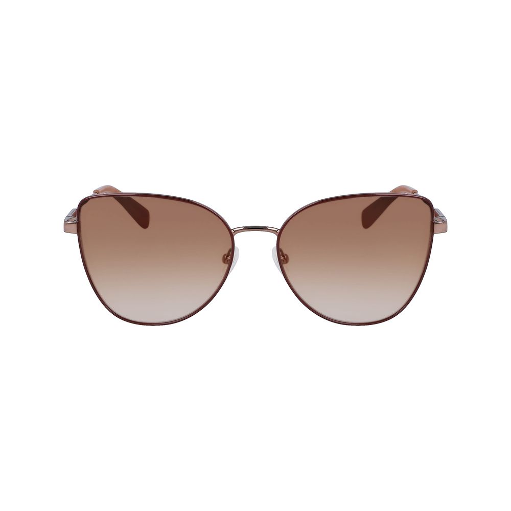 Longchamp Sonnenbrille aus goldenem Metall