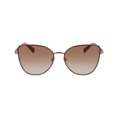 Longchamp Sonnenbrille aus goldenem Metall