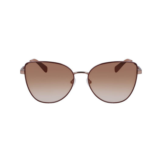 Longchamp Sonnenbrille aus goldenem Metall