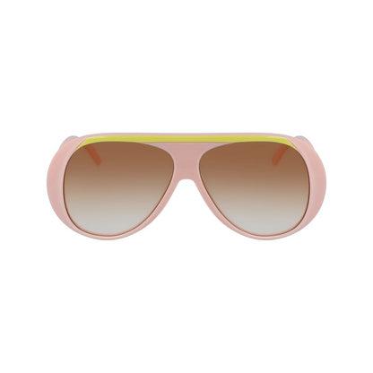 Longchamp Sonnenbrille aus rosa Kunststoff