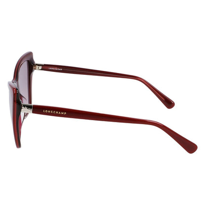 Longchamp – Rote Acetat-Sonnenbrille