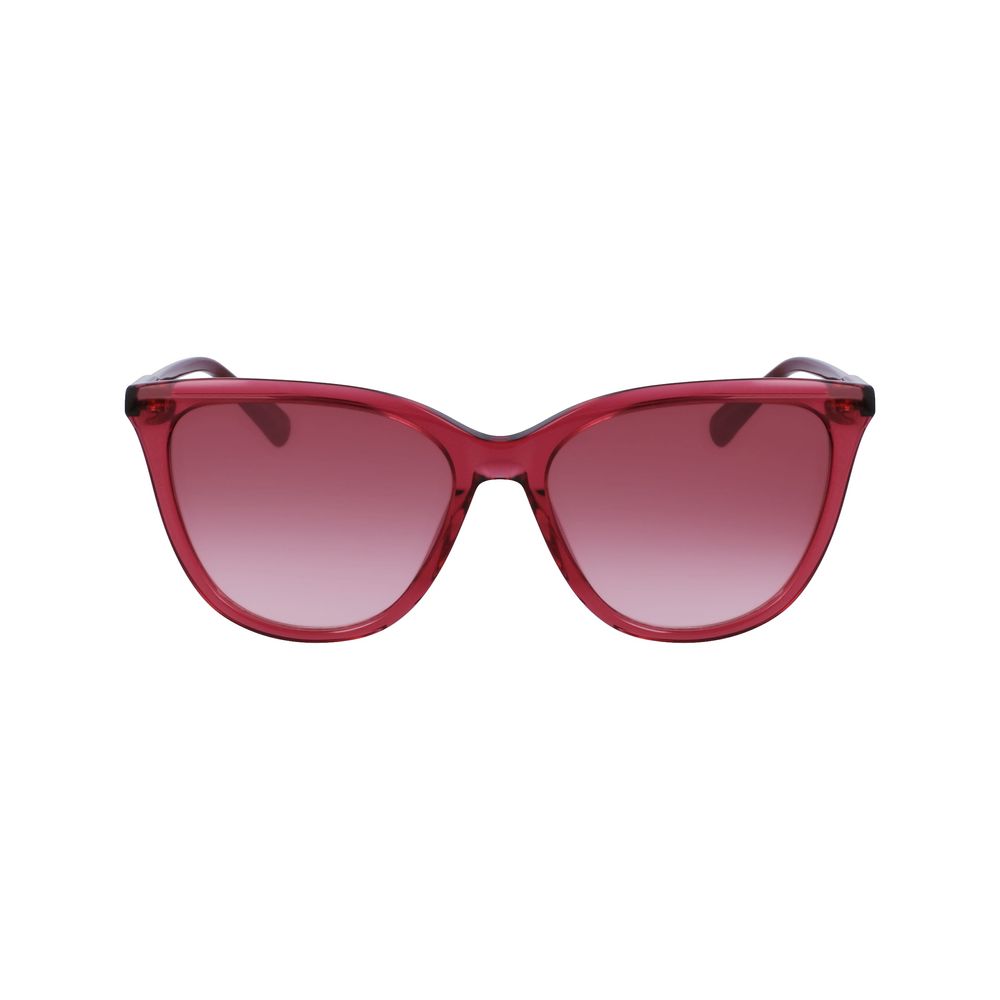 Longchamp – Rote Acetat-Sonnenbrille