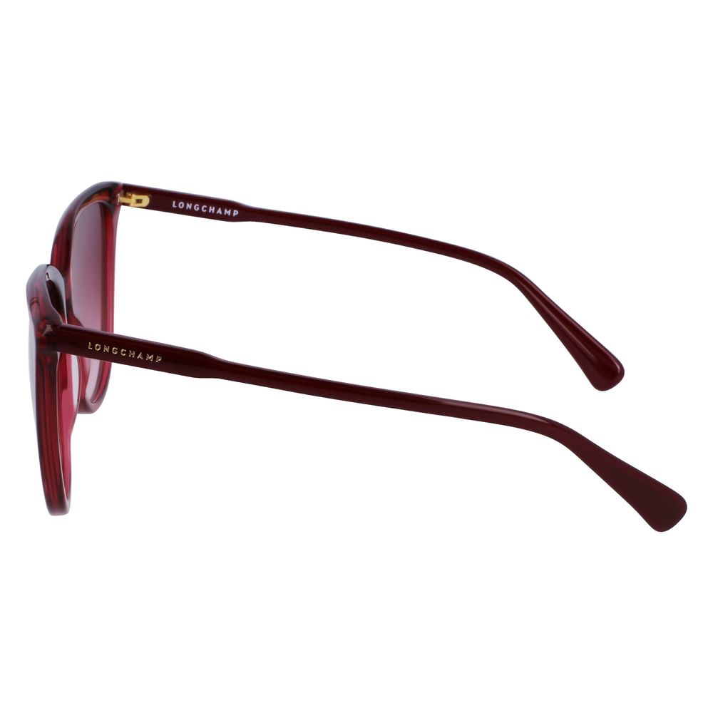 Longchamp – Rote Acetat-Sonnenbrille