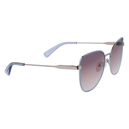 Longchamp Sonnenbrille aus gelbem Metall