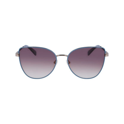 Longchamp Sonnenbrille aus gelbem Metall