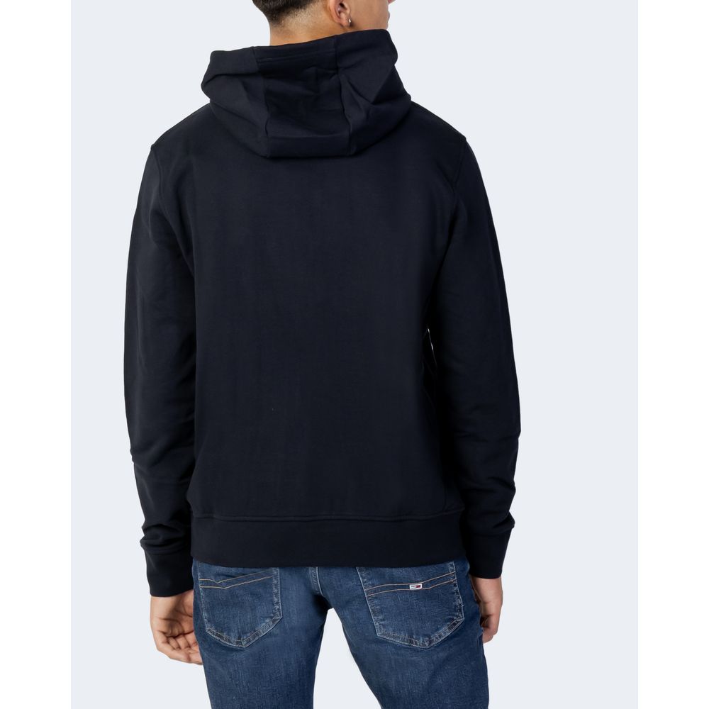Armani Exchange Blauer Baumwoll-Kapuzenpullover