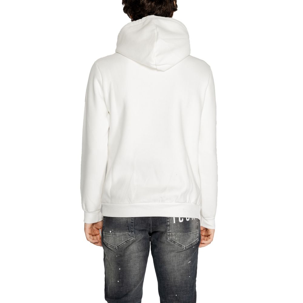 Icon White Cotton Hoodie