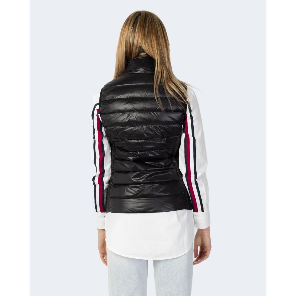 Armani Exchange – Schwarze, ärmellose Jacke aus Polyester