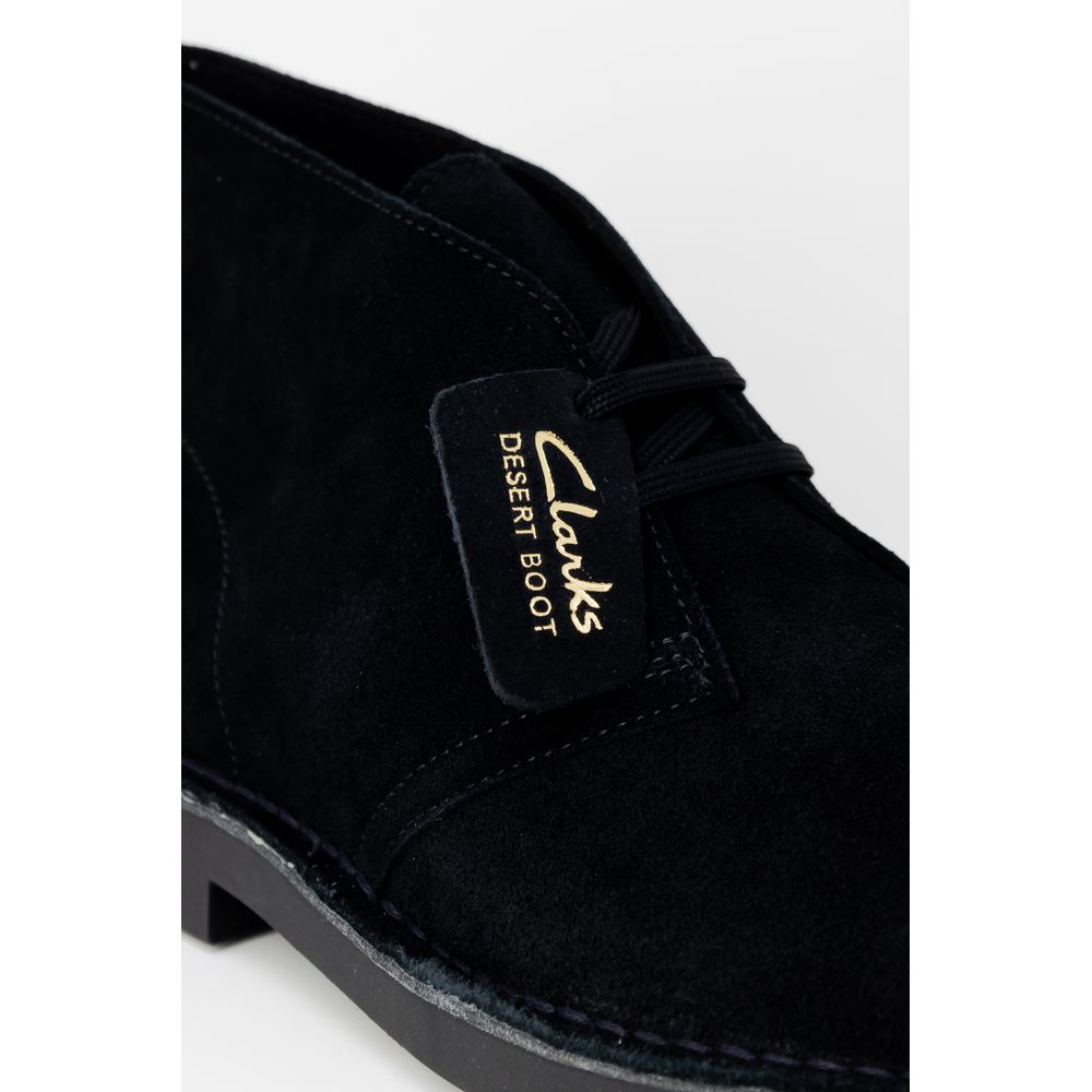 Clarks – Schwarze Lederstiefel