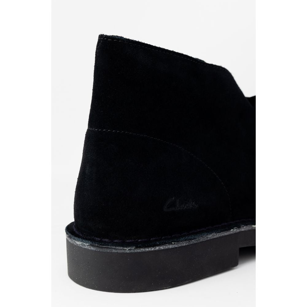 Clarks – Schwarze Lederstiefel