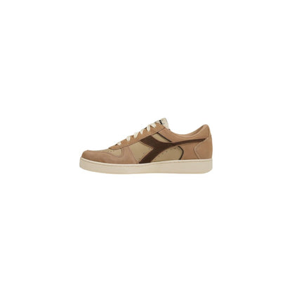 Diadora Beige Leder Sneaker Low Top