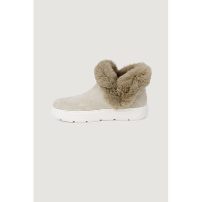 Love Moschino Beige Ledersneaker