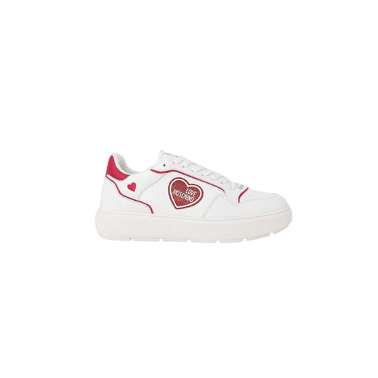 Love Moschino – Rote Polyethylen-Sneaker
