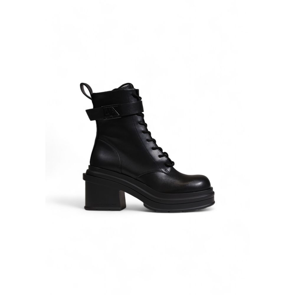 Armani Exchange – Schwarzer Polyesterstiefel