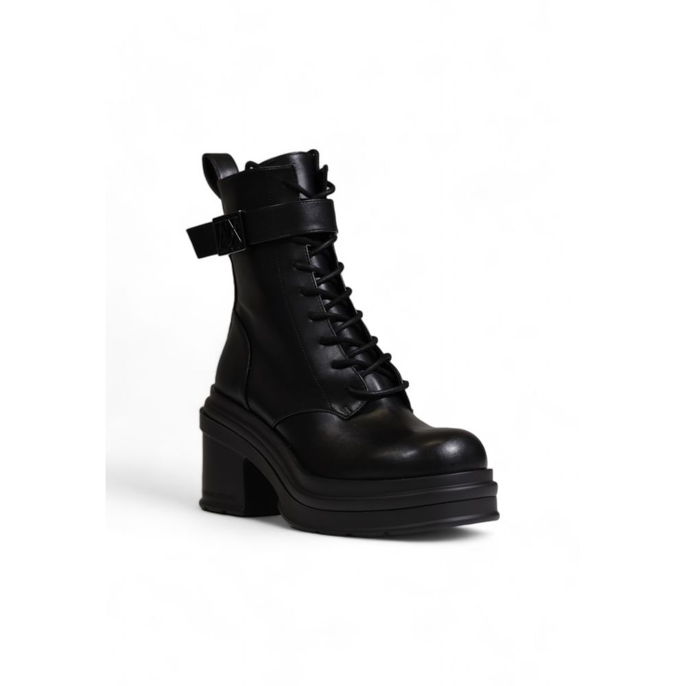 Armani Exchange – Schwarzer Polyesterstiefel