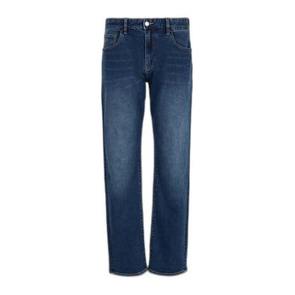 Armani Exchange – Blaue Skinny-Jeans aus Baumwolle
