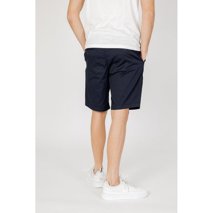 Armani Exchange – Blaue Baumwoll-Bermuda