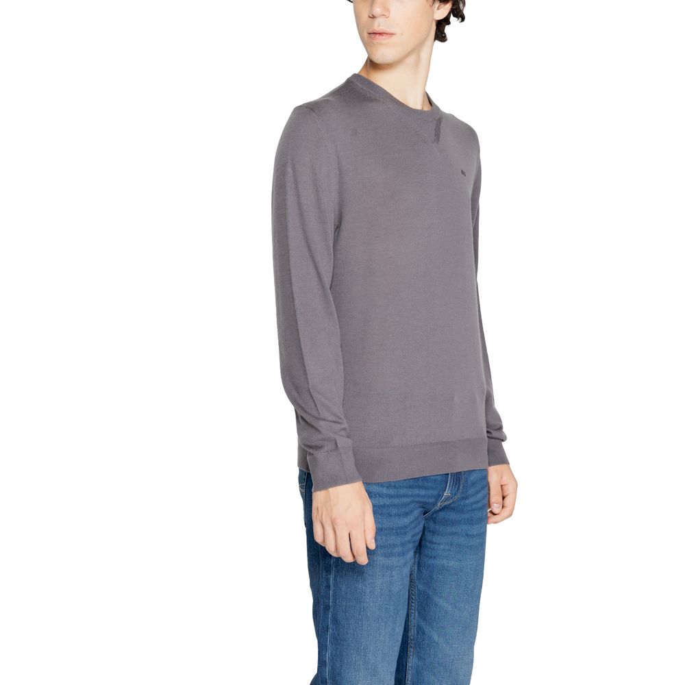 Armani Exchange Grauer Wollpullover