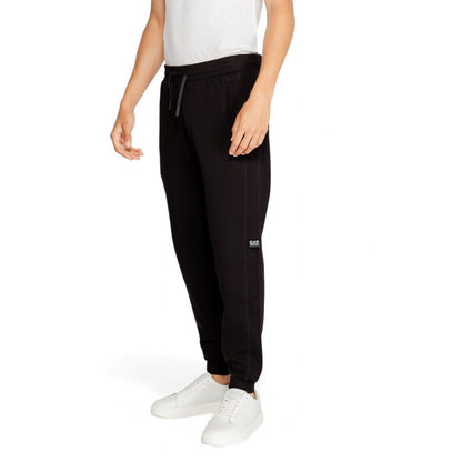 EA7 Emporio Armani – Schwarze Jogginghose aus Baumwolle