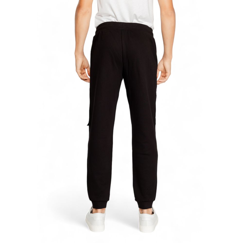 EA7 Emporio Armani – Schwarze Jogginghose aus Baumwolle