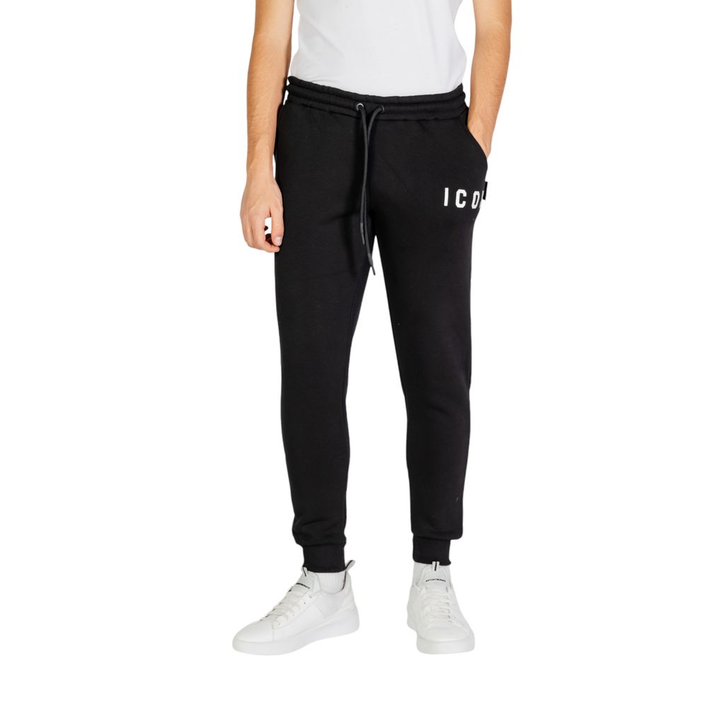 Icon Black And White Cotton Joggers Workout Pant