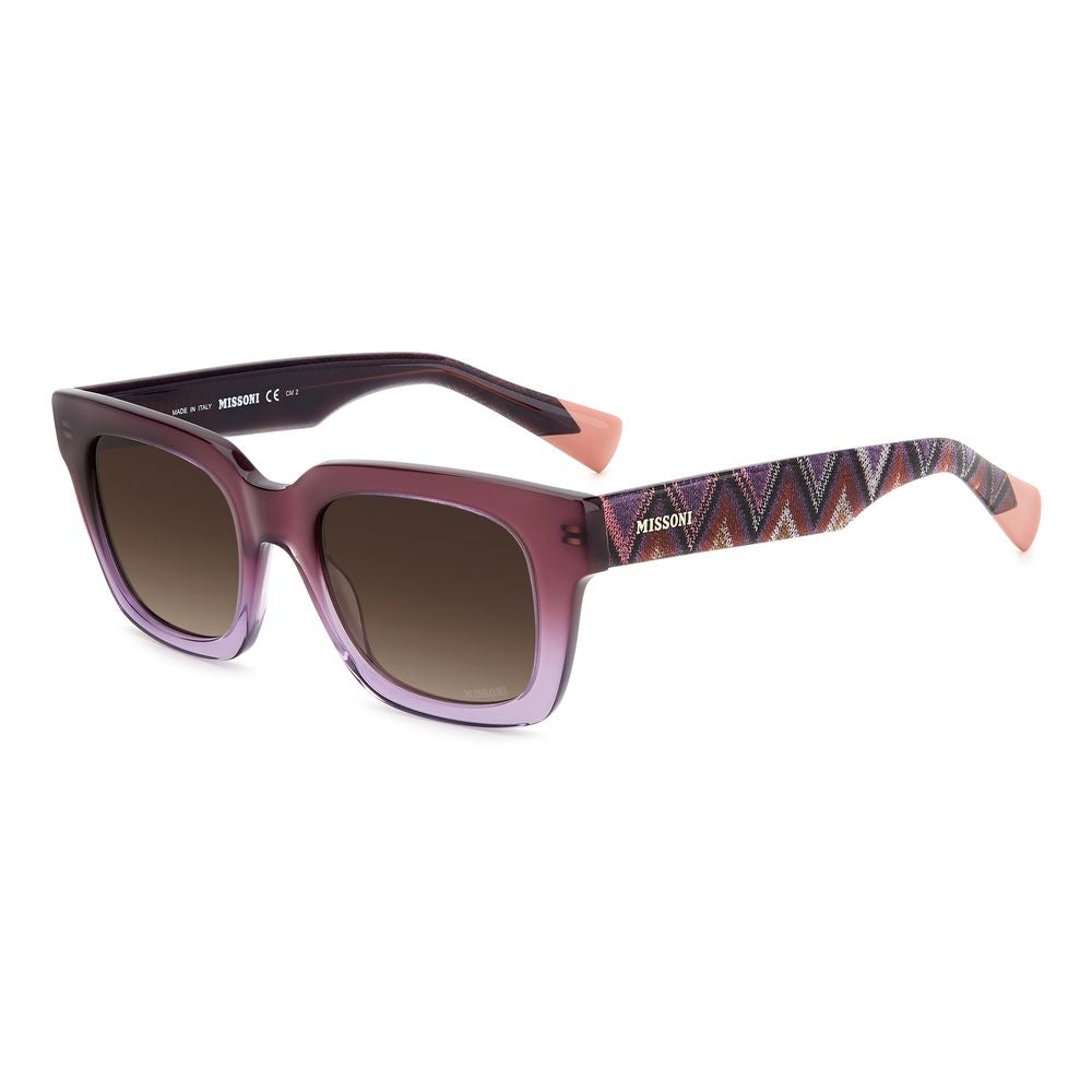Missoni – Lila Acetat-Sonnenbrille