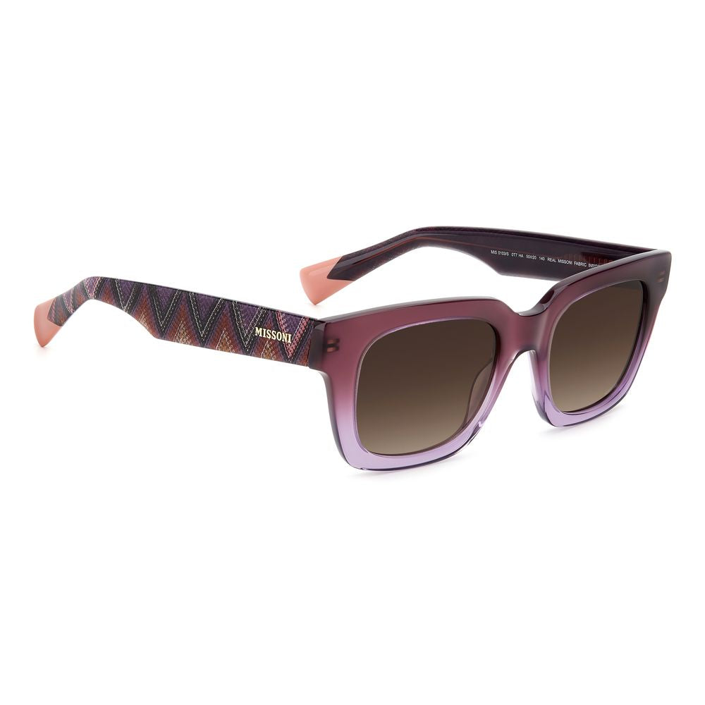 Missoni – Lila Acetat-Sonnenbrille