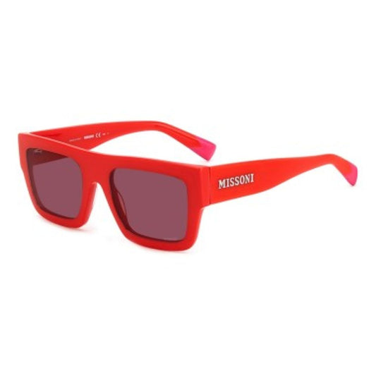 Missoni Rote Kunststoff-Sonnenbrille