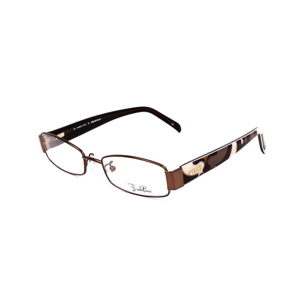 Emilio Pucci Braune Metallrahmen