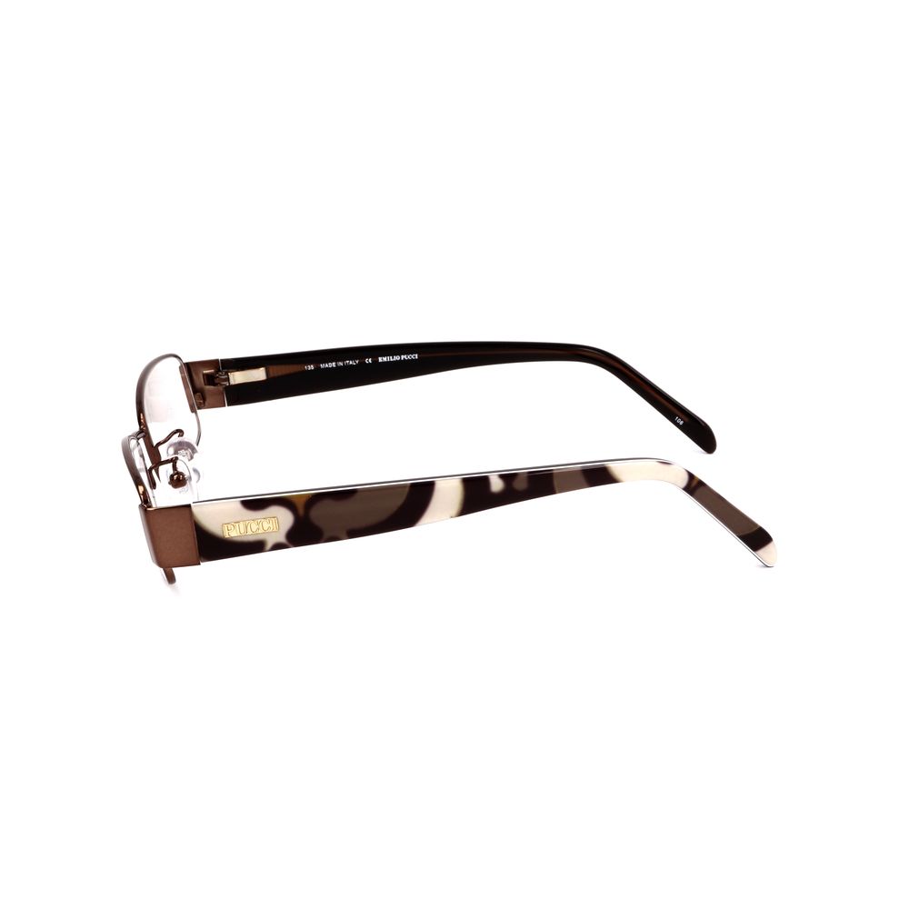Emilio Pucci Braune Metallrahmen