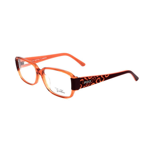 Emilio Pucci Orange Kunststoffrahmen