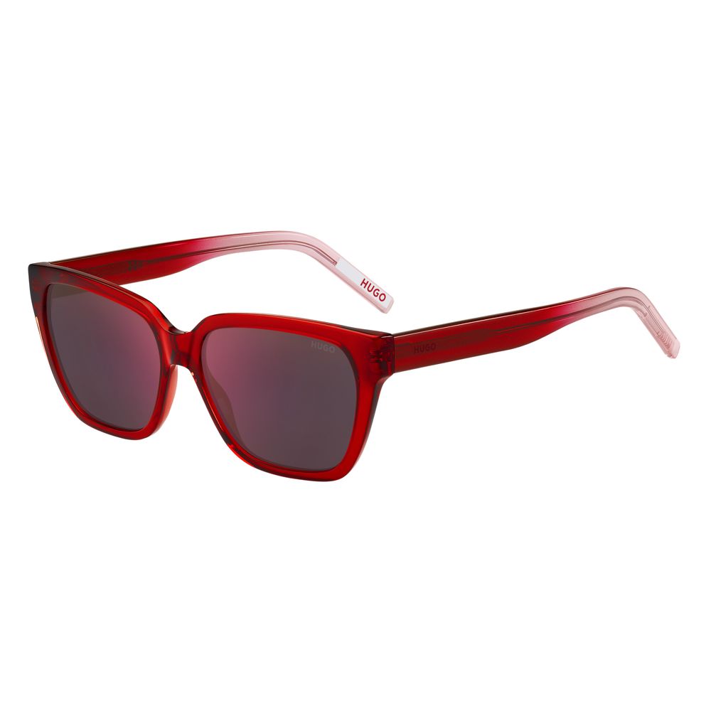 Hugo Boss – Rote Acetat-Sonnenbrille