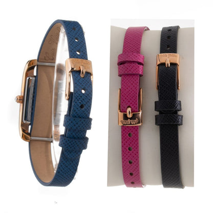 Folli Follie Armbanduhr mit Lederarmband in verschiedenen Farben