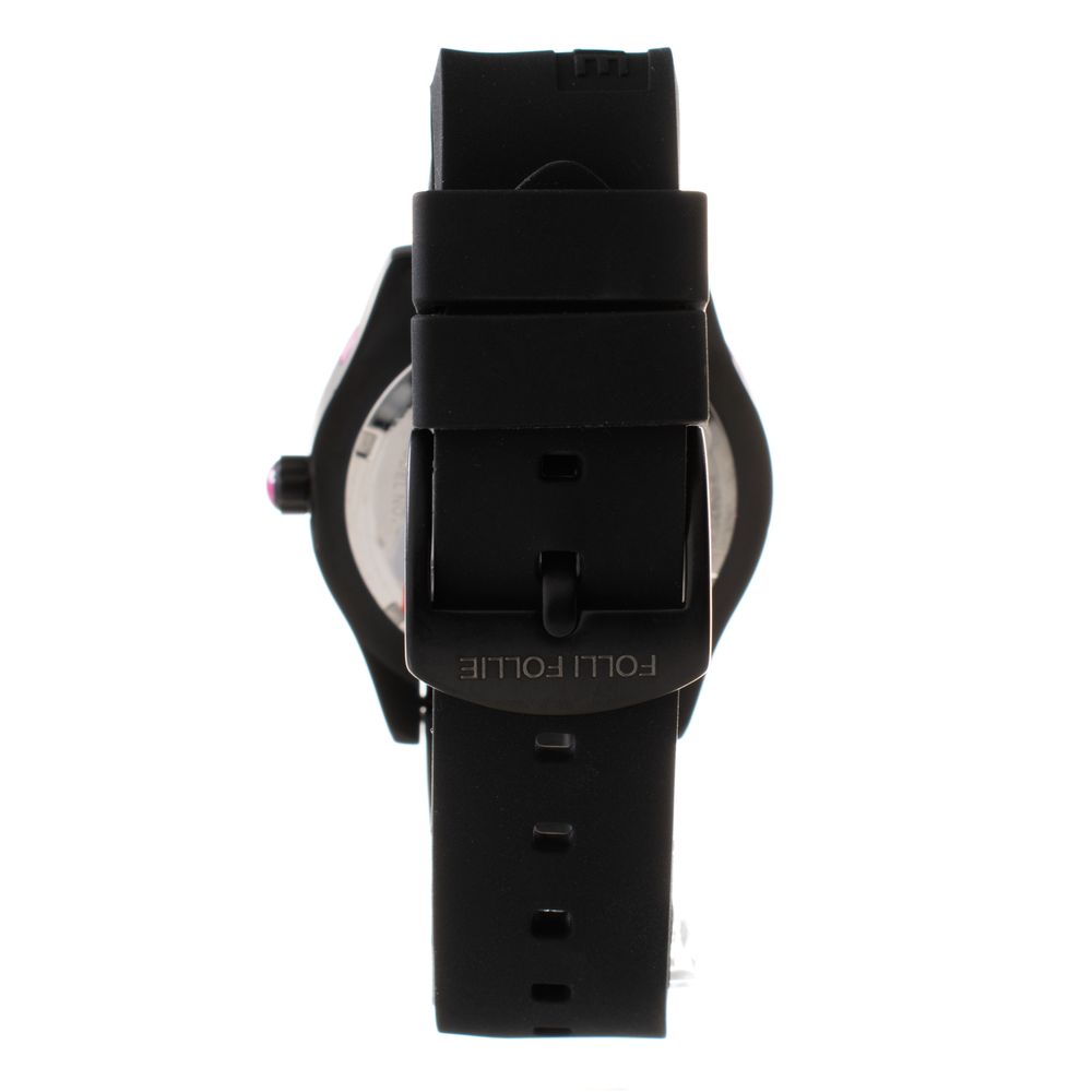 Folli Follie Schwarze Synthetik-Sportuhr