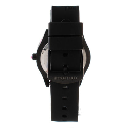 Folli Follie Schwarze Synthetik-Sportuhr