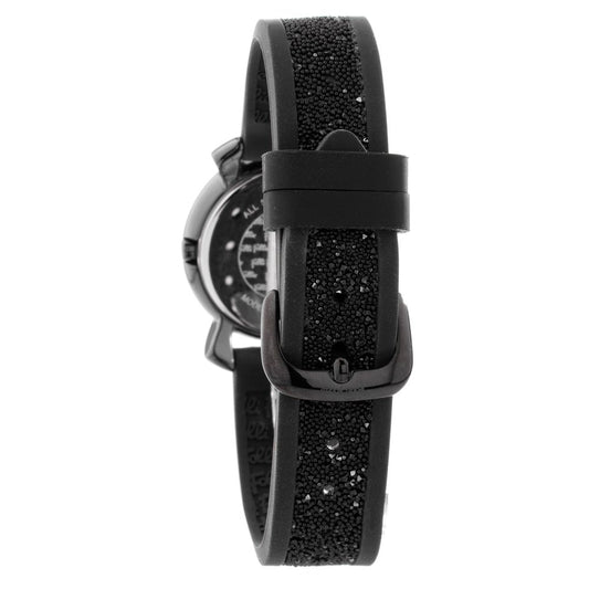 Folli Follie Schwarze Plastik-Armbanduhr