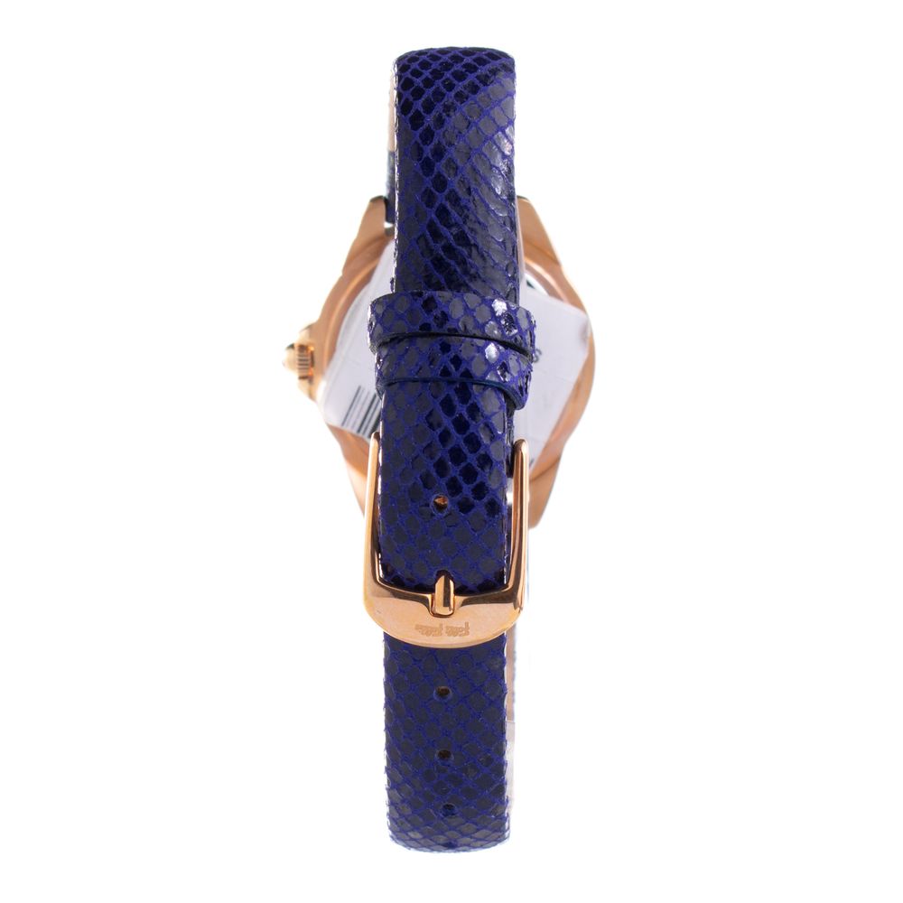 Folli Follie Damenuhr mit blauem Lederarmband