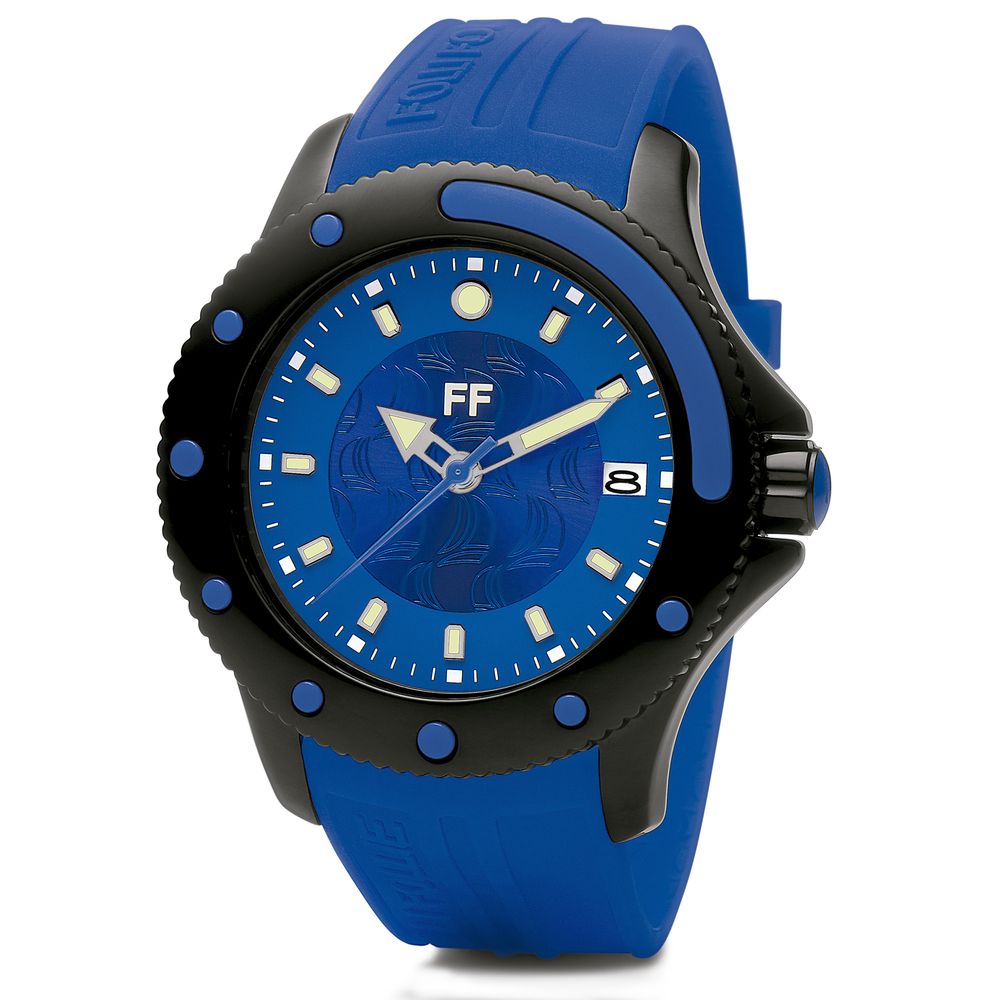 Folli Follie Blaue Synthetik-Sportuhr
